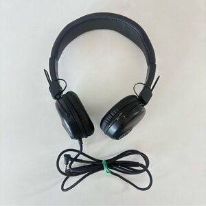 JLAB Studio On Ear Wired Headphones Black ~ Tested Working